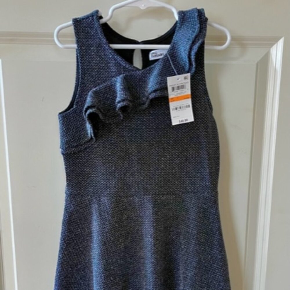 EPIC THREADS: YOUTH GIRLS 'DEEP BLACK' SPARKLE OCCASION DRESS-SIZE SMALL **NEW**